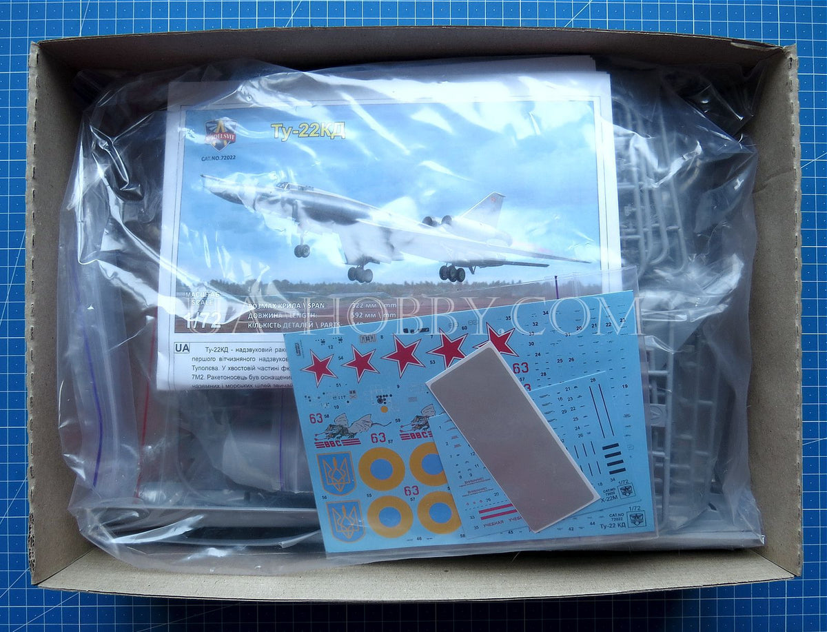 1/72 Tupolev Tu-22KD. ModelSvit 72022 – UA-hobby