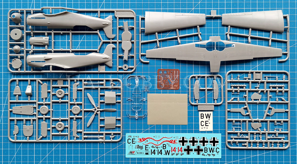Maquette A&A Models Messerschmitt Me.209 V4 Fighter - Échelle 1/48