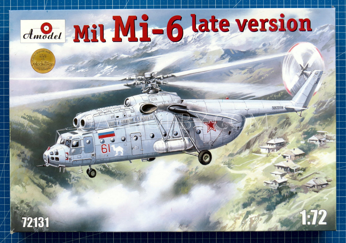 1/72 Mil Mi-6 late version. Amodel 72131 – UA-hobby
