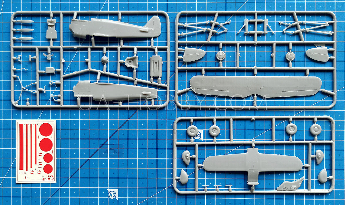 1/72 Kawasaki Ki-10-I. AviS BX 72005 – UA-hobby