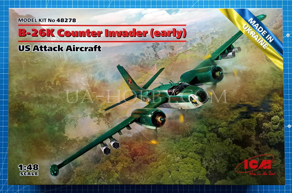 1/48 B-26K Counter Invader (early). ICM 48278 – UA-hobby