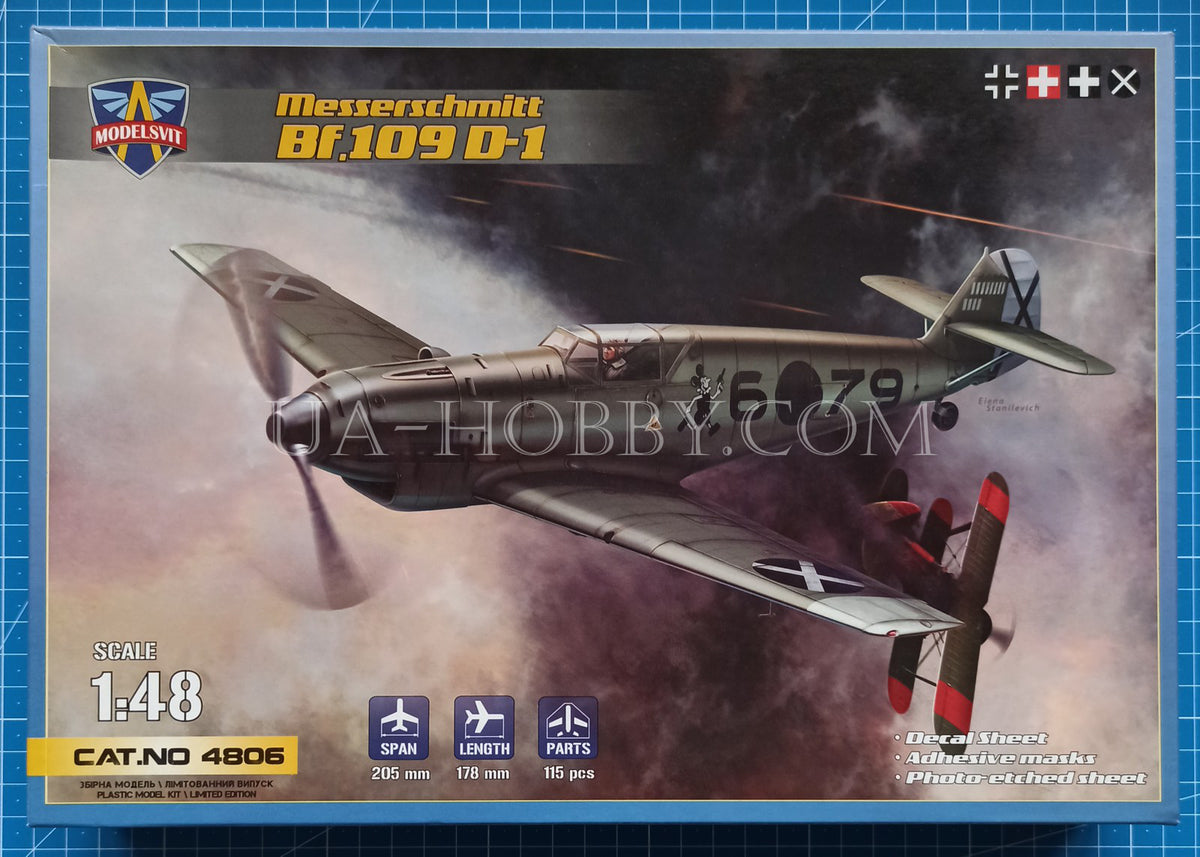 1/48 Messerschmitt Bf.109 D-1. ModelSvit 4806 – UA-hobby