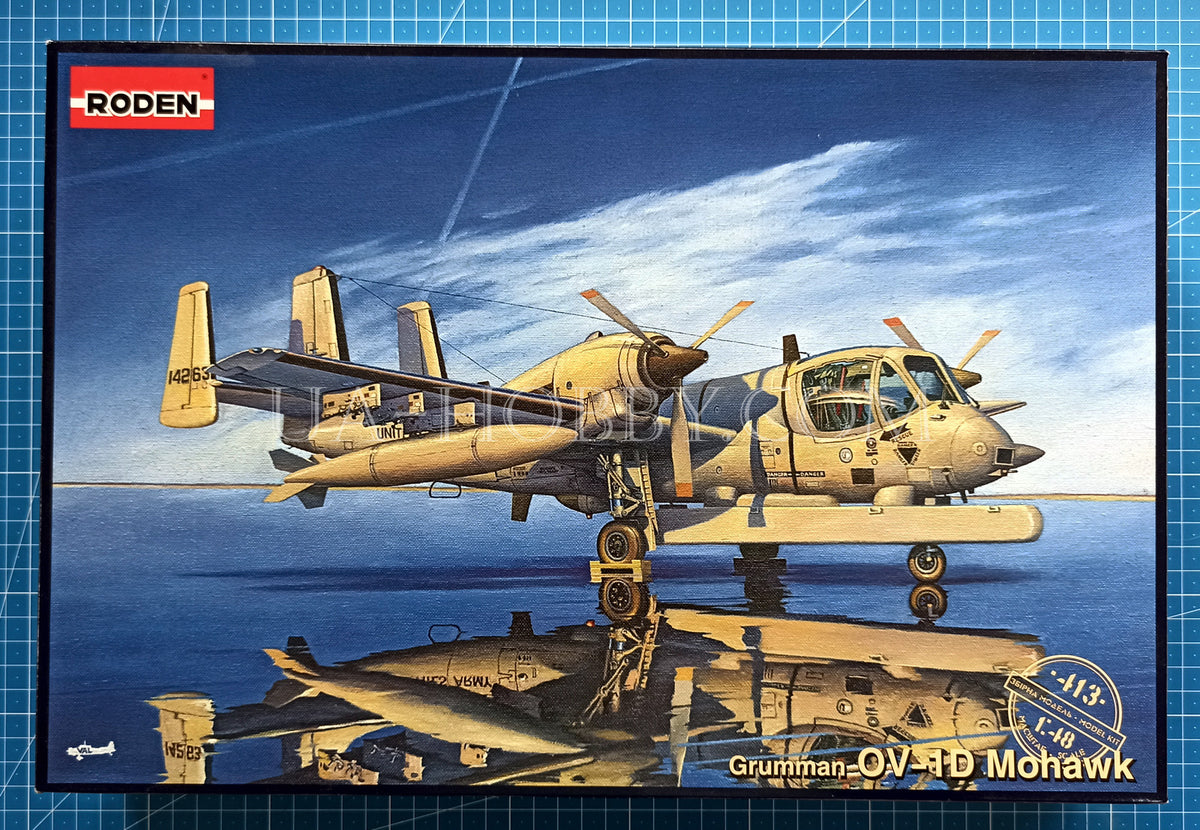 1/48 Grumman OV-1D Mohawk. Roden 413 – UA-hobby
