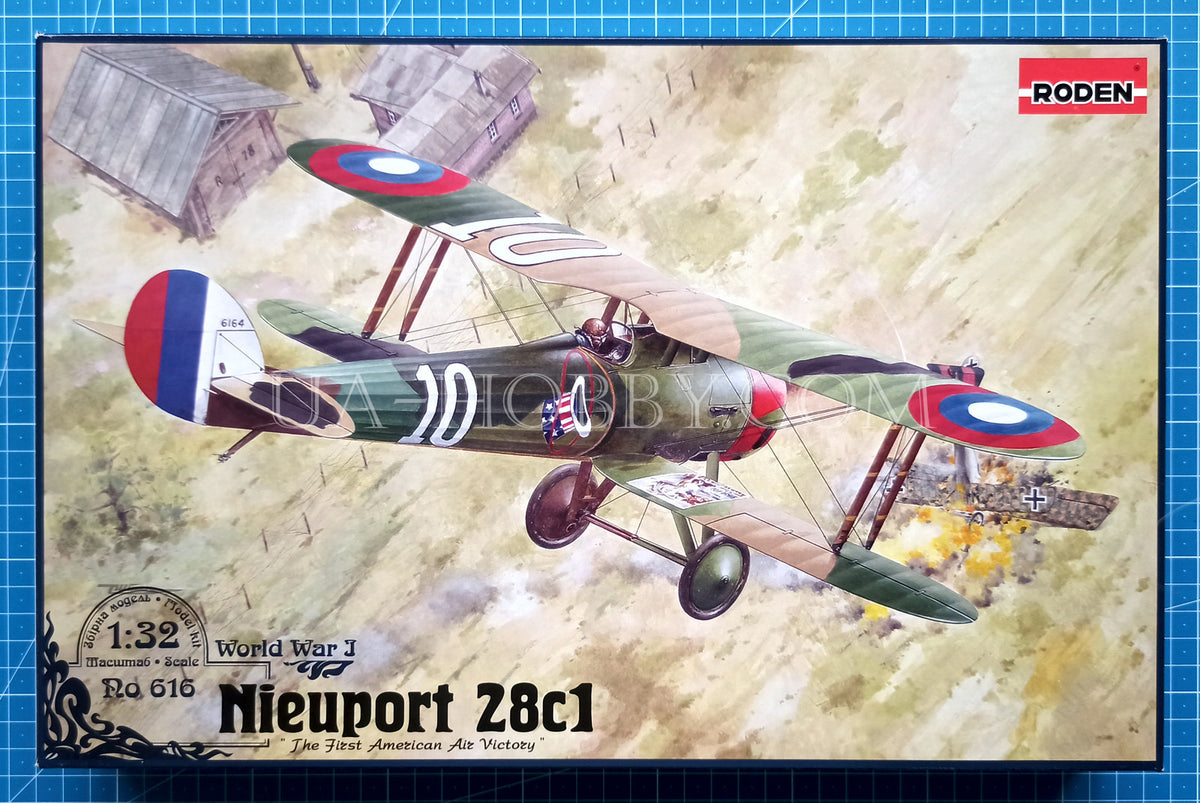 Maquette avion 1/32 Nieuport 28. Roden Ro 616. Comme neuf