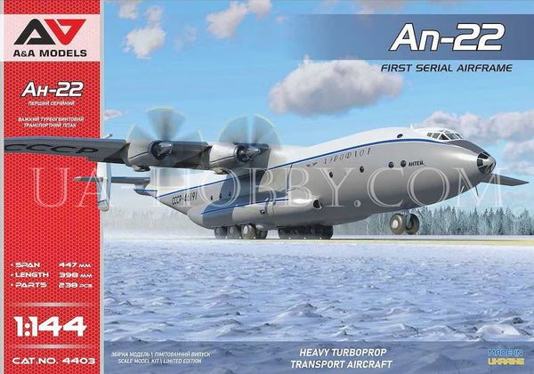1/144 An-22 First Serial Airframe. A&A Models 4403