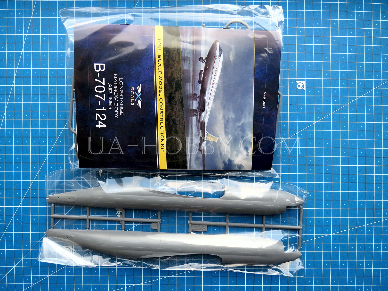 1/144 Boeing 707-124 Continental Airlines. X-Scale 144008 – UA-hobby