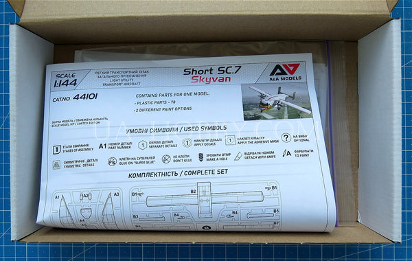 1/144 Short SC.7 Skyvan. A&A Models 44101