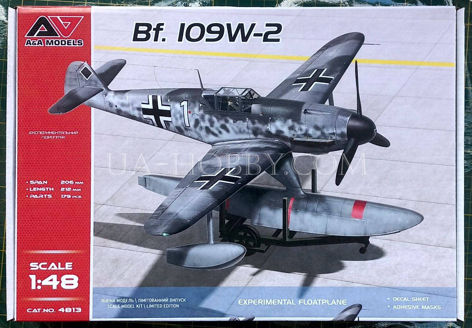 1/48 Messerschmitt Bf.109W2. A&A Models 4813