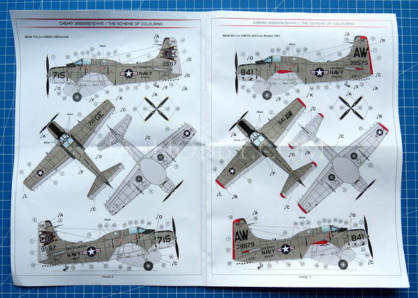 1/72  Douglas AD-5W Skyraider. A&A Models 7228