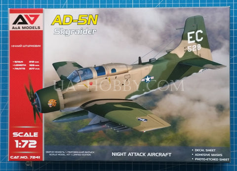 1/72 Douglas AD-5N Skyraider. A&A Models 7241