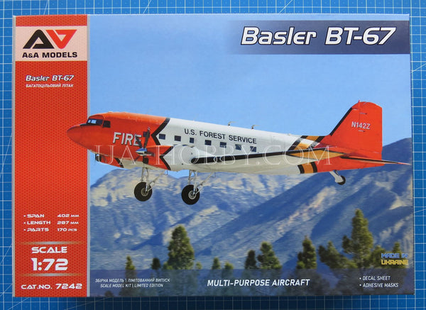 1/72 Basler BT-67. A&A Models 7242