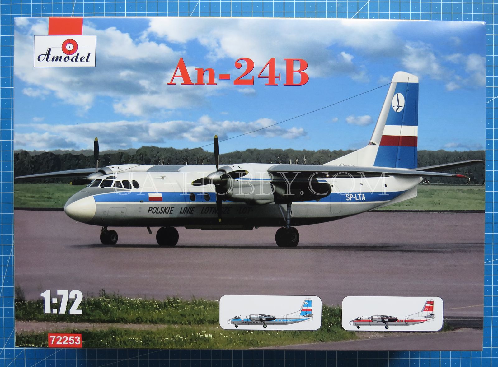 1/72 Antonov An-24B Poland & DDR. Amodel 72253