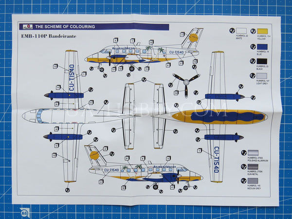 1/72 Embraer EMB-110P Bandeirante. Amodel 72399