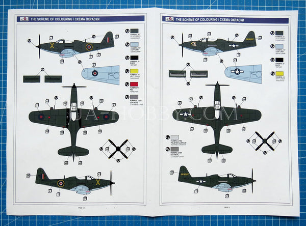 1/72 Bell P-63A Kingcobra. Amodel 72415