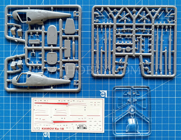 1/72 kamov Ka-18. Amodel 7252