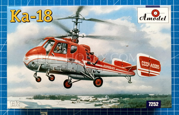 1/72 kamov Ka-18. Amodel 7252