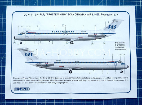1/144 McDonnel Douglas DC-9-41. AMP 144013