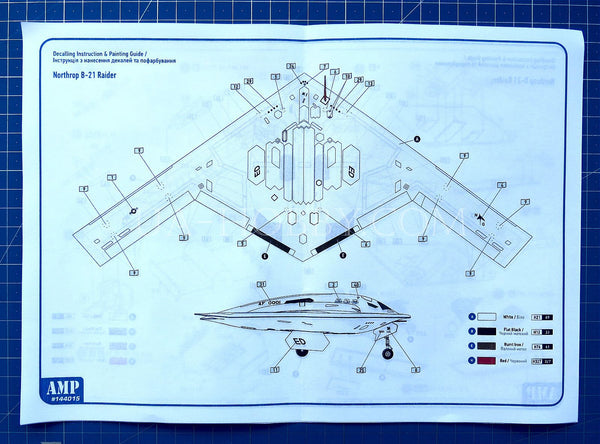 1/144 Northrop Grumman B-21 Raider. AMP 144015