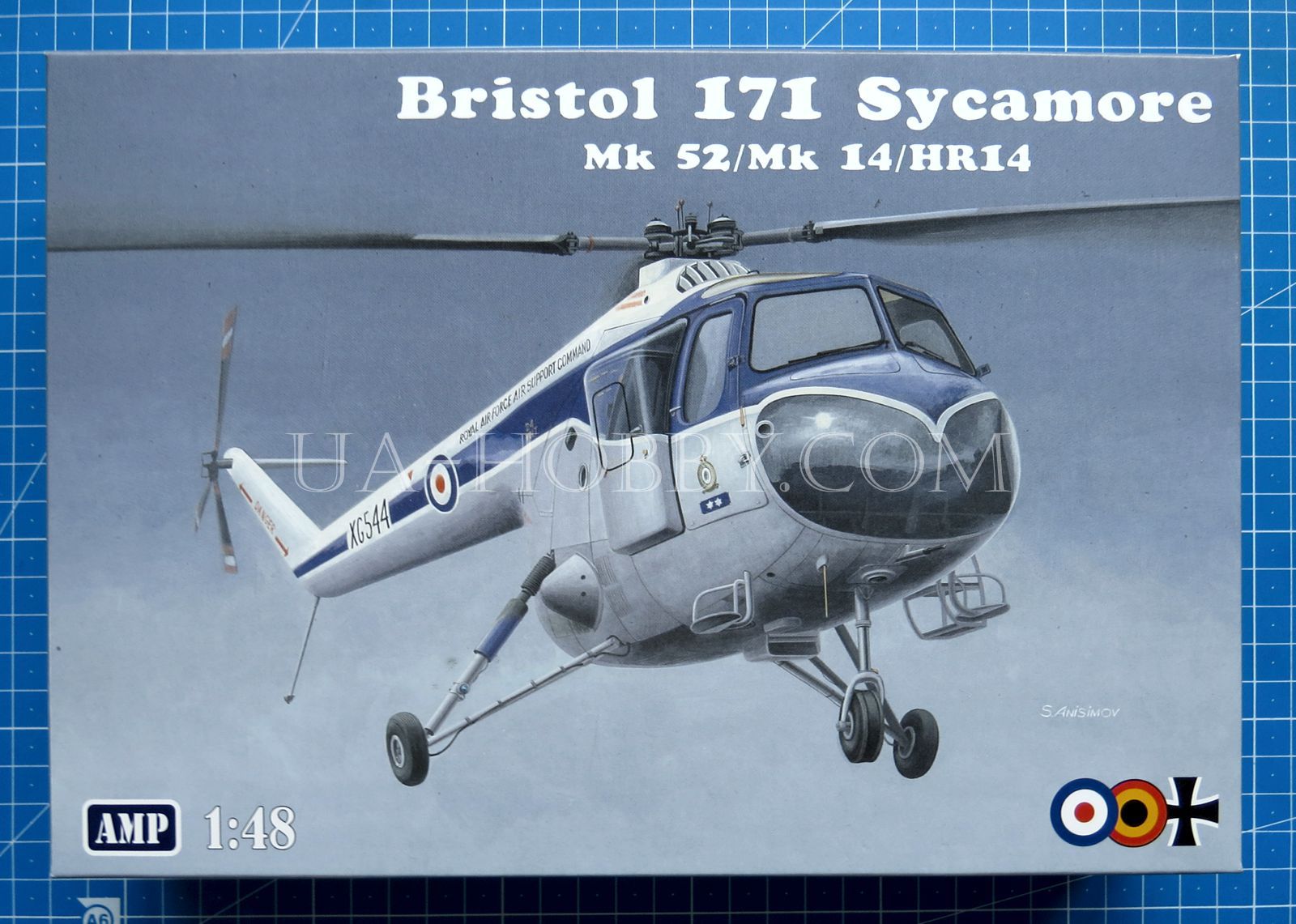 1/48 Bristol 171 Sycamore Mk 52 / Mk 14 / HR14. AMP 48010