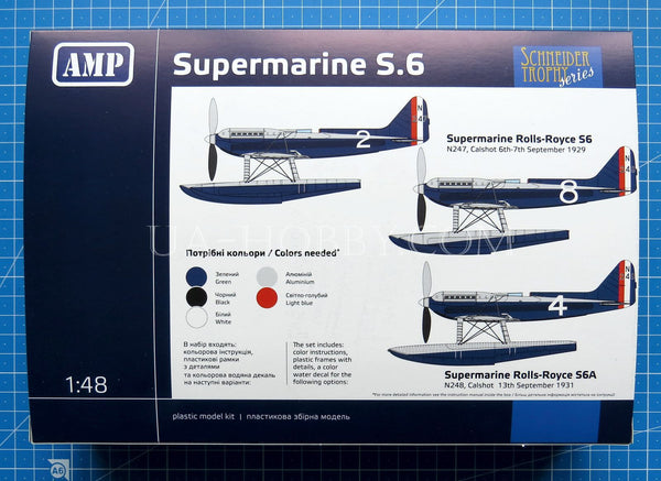 1/48 Supermarine S.6A Schneider Trophy Series. AMP 48026