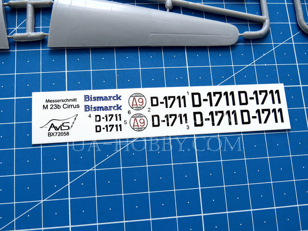 1/72 Messerschmitt M-23b. AviS BX 72058