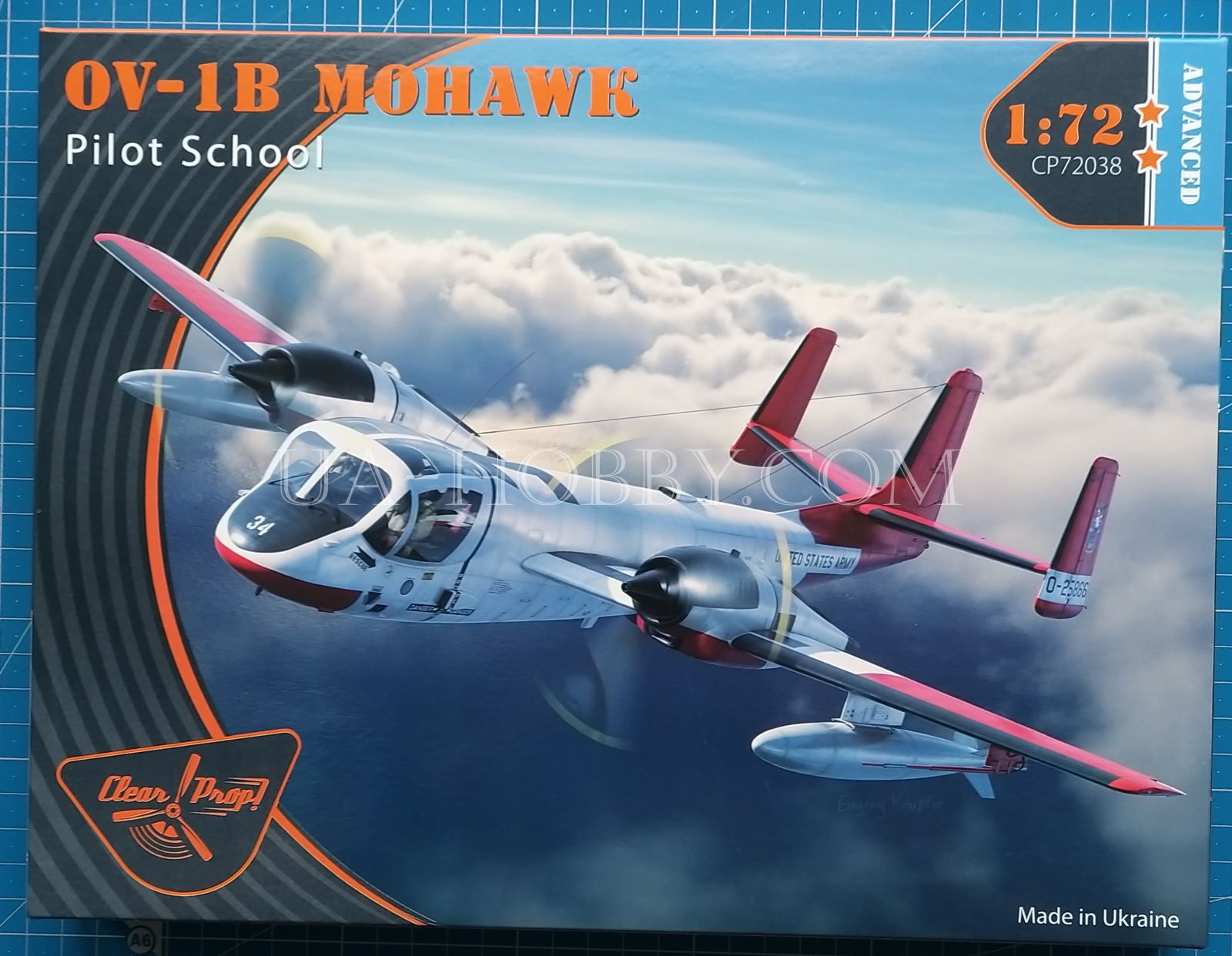 1/72 OV-1B Mohawk Pilot School. Clear Prop! CP72038