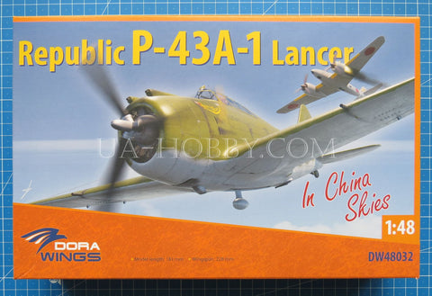 1/48 Republic P-43A-1 Lancer In China Skies. Dora Wings DW48032