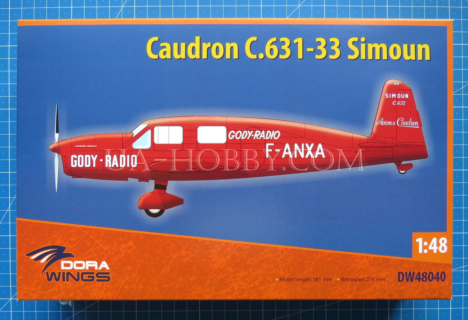 1/48 Caudron C.631-33 Simoun. Dora Wings DW 48040