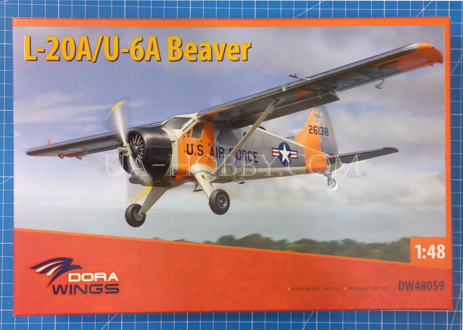 1/48 L-20A/U-6A Beaver. Dora Wings DW48059