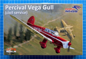 1/72 Percival Vega Gull (civil service). Dora Wings DW72002