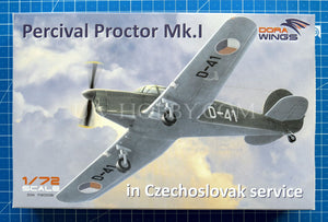 1/72 Percival Proctor Mk.I in Czechoslovak service. Dora Wings DW72003