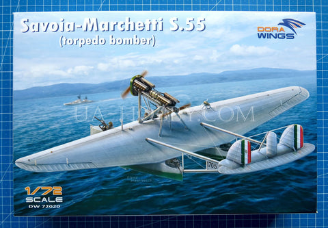 1/72 Savoia-Marchetti S.55 Italian Torpedo Bomber. Dora Wings DW72020