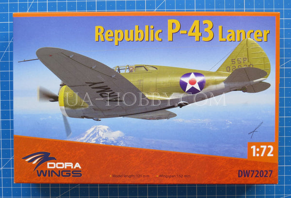 1/72 Republic P-43 Lancer. Dora Wings DW72027