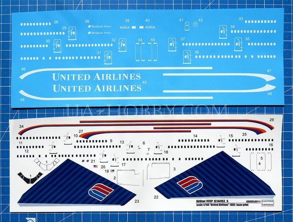 1/144 Boeing 747SP United Airlines 1993. Eastern Express 144153_5