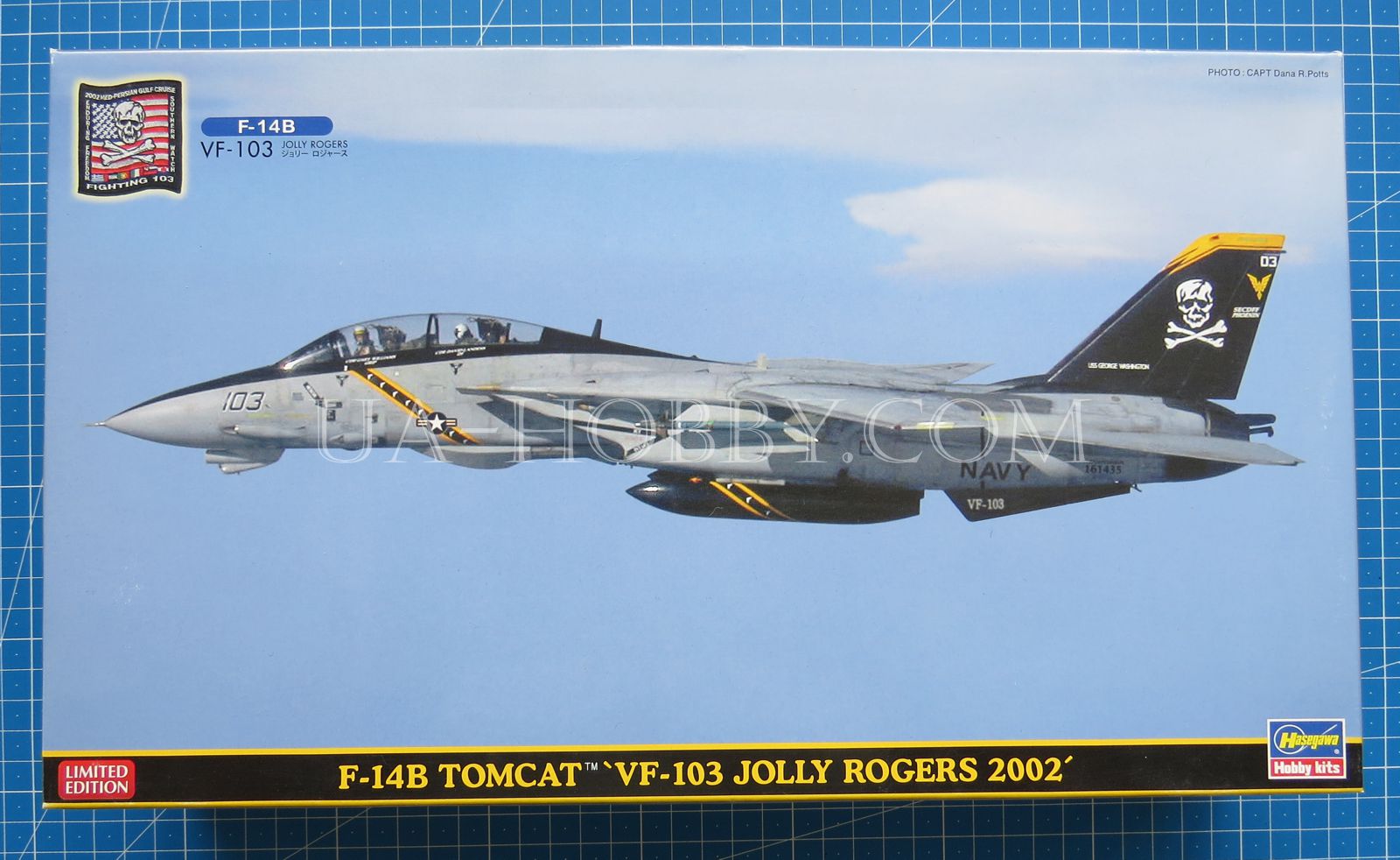 1/72 F-14B Tomcat 'VF-103 Jolly Rogers 2002'. Hasegawa 52254