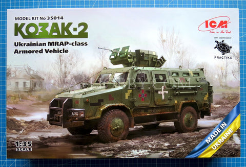1/35 Kozak-2 Ukrainian MRAP-class Armored Vehicle. ICM 35014