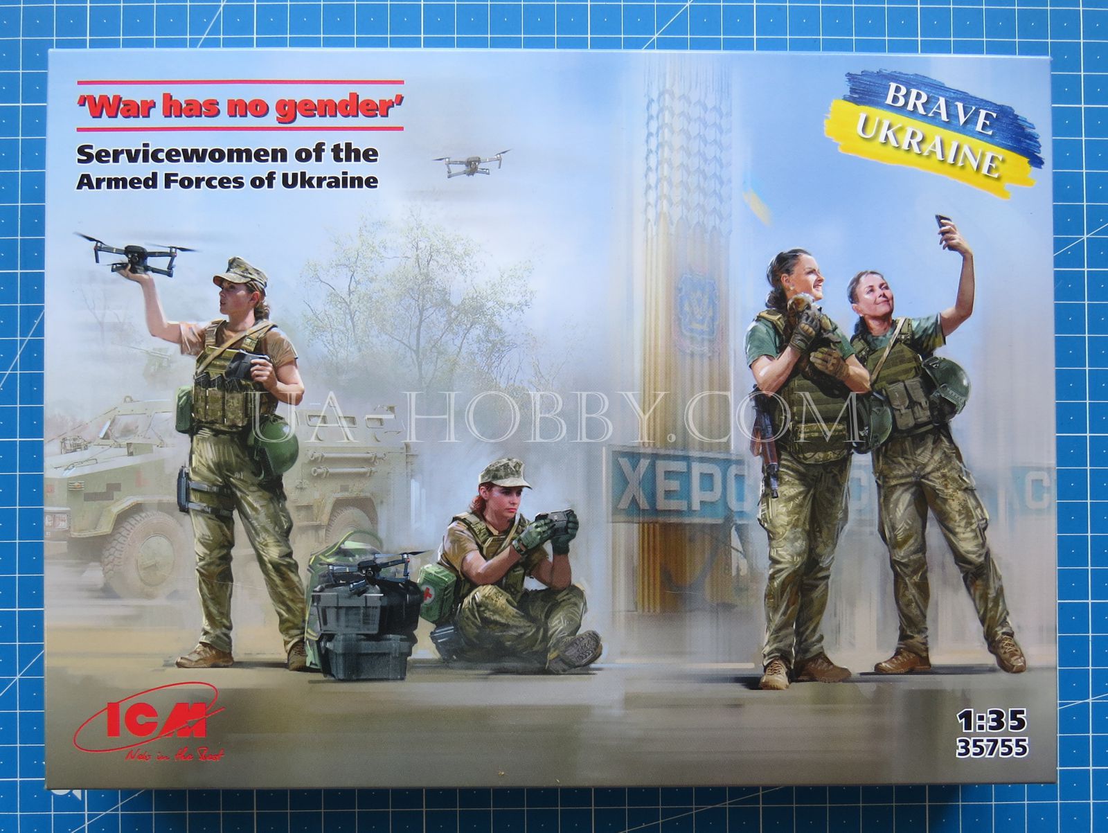 1/35 “War has no gender” Servicewomen of the Armed Forces of Ukraine. ICM 35755