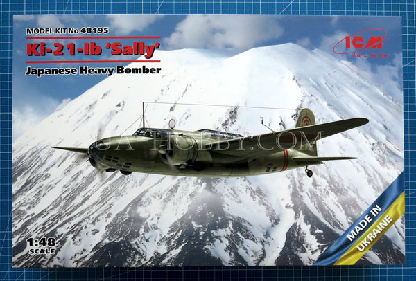 1/48 Ki-21-Ib Sally Japanese Heavy Bomber. ICM 48195