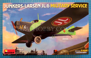 1/48 Junkers-Larsen JL.6 Military Service. MiniArt 48013