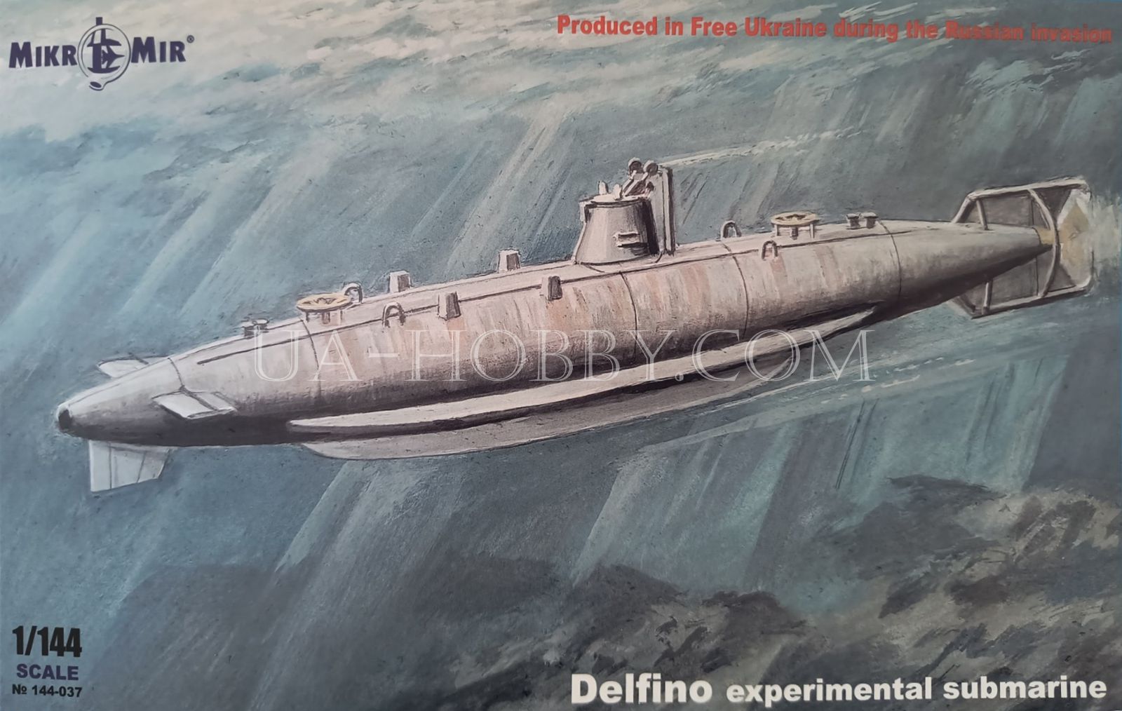 1/144 Delfino Experimental Submarine. MikroMir 144-037