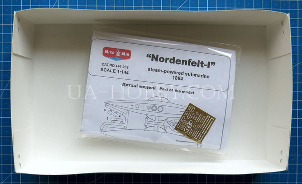 1/144 Nordenfelt-I Steam-powered Submarine. MikroMir 144-039