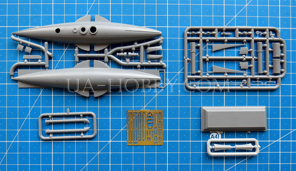 1/144 Nordenfelt-I Steam-powered Submarine. MikroMir 144-039