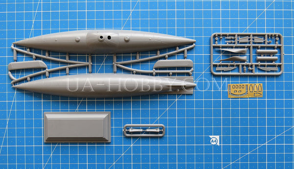 1/144 Nordenfelt-II Steam-powered Submarine. MikroMir 144-040