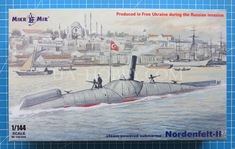 1/144 Nordenfelt-II Steam-powered Submarine. MikroMir 144-040