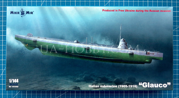 1/144 Italian WWI Submarine Glauco (1905-1916). MikroMir 144-042