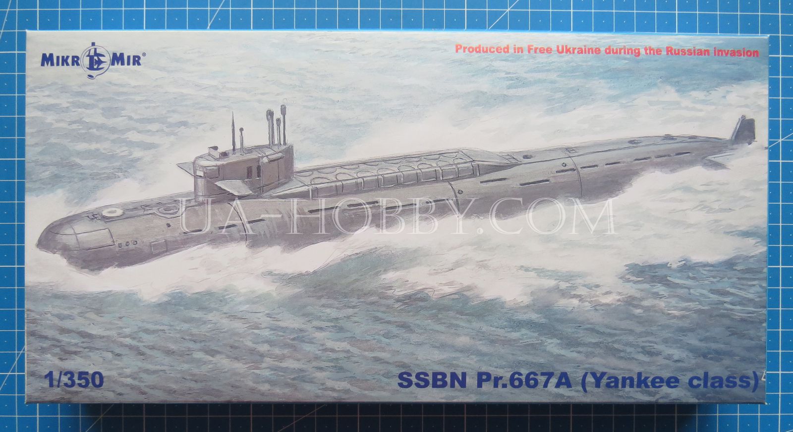 1/350 SSBN Pr.667A (Yankee-class). MikroMir 350-045