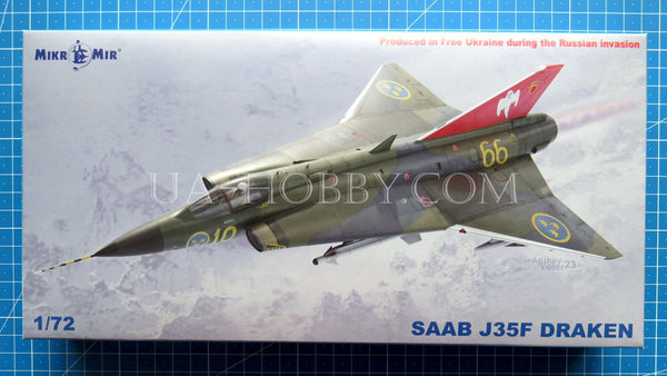 1/72 Saab J35F Draken. MikroMir 72-027