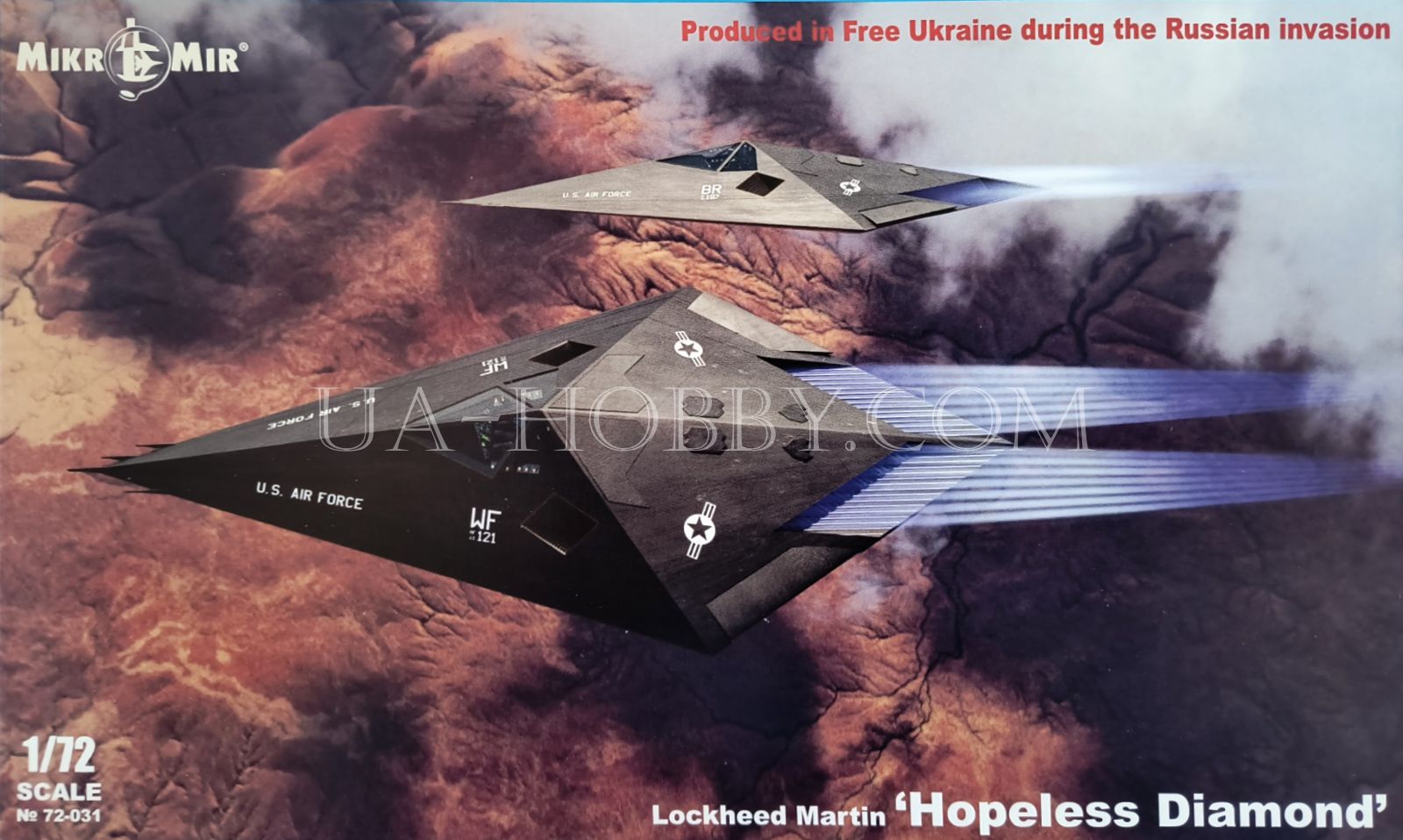 1/72 Lockheed Martin 'Hopeless Diamond'. MikroMir 72-031