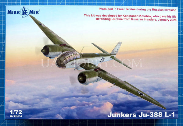 1/72 Junkers Ju-388 L1. MikroMir 72-034