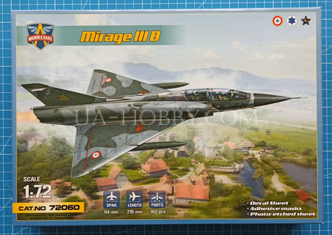 1/72 Mirage III B. ModelSvit 72060
